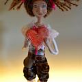 Handmade doll " Heart " - Dolls & toys - making