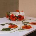 Nasturtium ,, ,, - Tablecloths & napkins - felting