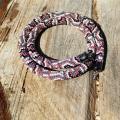 Beaded rope crochet " Snake" with geometric pattern, Beaded rope necklace  - Biser - beadwork