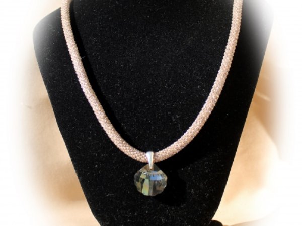 Brown necklace (tow) handiwork 3