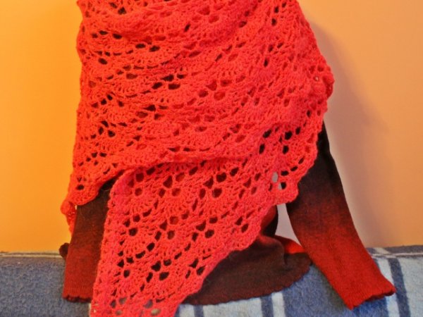 shawl crocheted 3