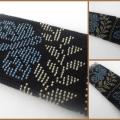 Butterflies, wristlets with beads - Wristlets - knitwork
