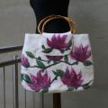 ,, ,, Magnolia blossoms - Handbags & wallets - felting