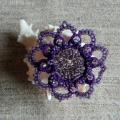 Brooch or pendant - Brooches - needlework