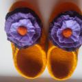 Waiting for spring - Shoes & slippers - felting