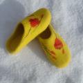 Waiting for spring .... - Shoes & slippers - felting