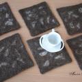 Brown - Tablecloths & napkins - felting