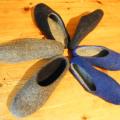 simple but warm - Shoes & slippers - felting