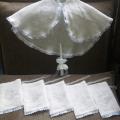 Linen cloak and 5 gift bags - Scarves & shawls - sewing