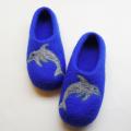 Dolphins :) - Shoes & slippers - felting