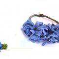 Veltas necklace " Cornflowers " - Necklaces - felting