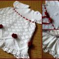 Christening dress - Baptism clothes - needlework