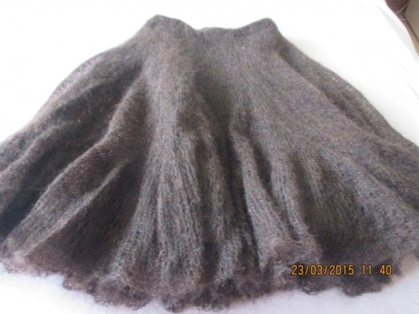 Blown mohair skirt - Skirts