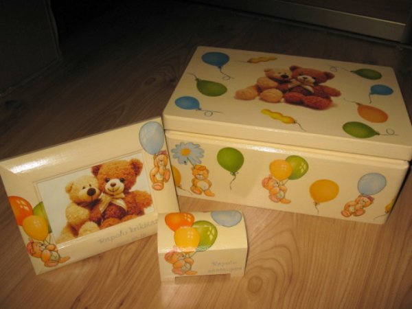 Christening gift - Decoupage