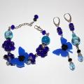 Blue-winged butterflies - Kits - beadwork