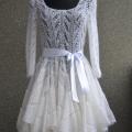 White Dress - Dresses - knitwork