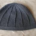 gray hat crocheted - Hats - needlework