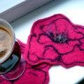 Flowers - Tablecloths & napkins - felting