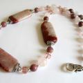 Agate necklace - Necklace - beadwork