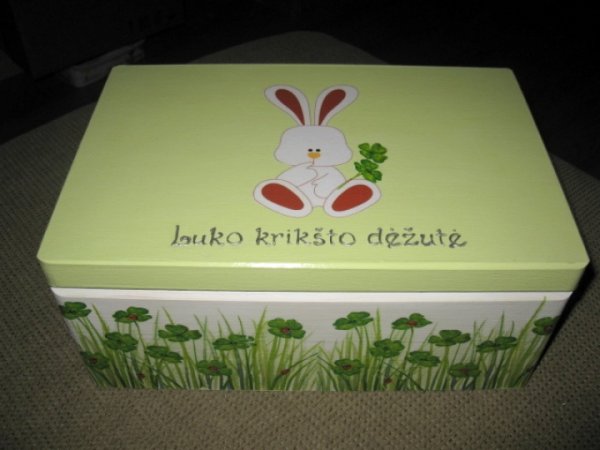 Krikštadėžė - Decoupage