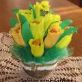 Tulips (sweets) Bouquet - Floristics - making