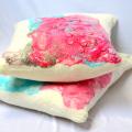 Pillows " Watercolor " - Blankets & pillows - felting