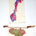 Paintings " Norway & amp; Lithuania. & Quot; - For interior - felting