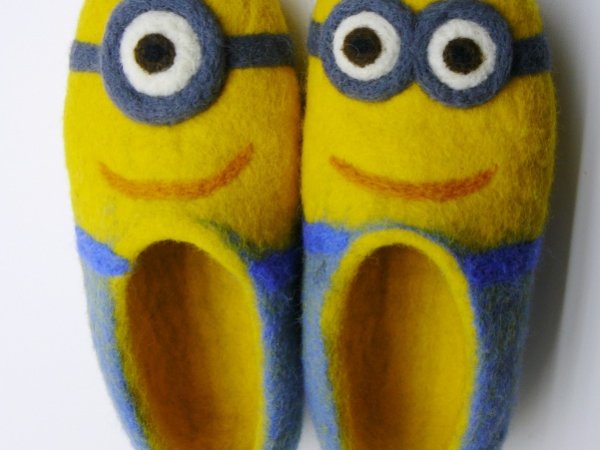 Felt slippers " Pimpačkiukai " - Shoes & slippers