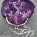 handbag clutch " silence " - Handbags & wallets - felting