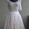 a cream dress - Dresses - knitwork