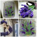 Lavender Morning - Handbags & wallets - felting