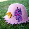 Childrens bath cap Pony - Hats - felting