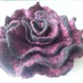 Flower-brooch - Flowers - felting