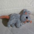 mouse - Brooches - felting
