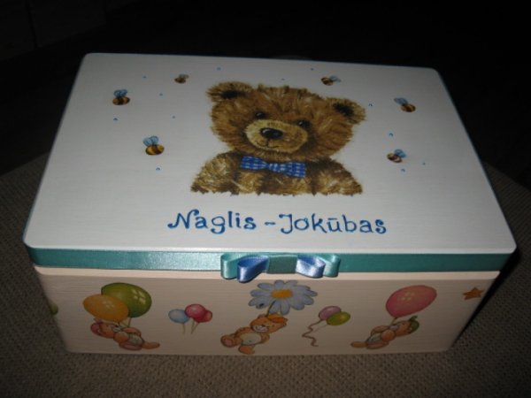 Krikštadėžė - Decoupage