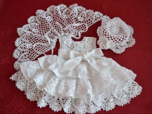 crocheted suits of Baptism 2