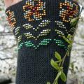 flowering - Wristlets - knitwork