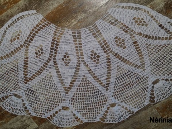 Scarfs crocheted christening 3