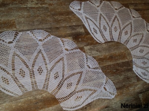 Scarfs crocheted christening 2