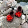 Braskes sokolade - Shoes & slippers - felting