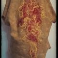 Wraps " mustard " - Other clothing - felting