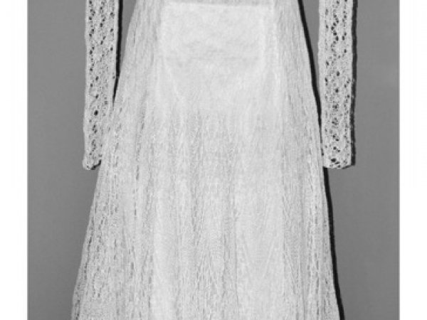 bridal gown woven from flax - Wedding clothes
