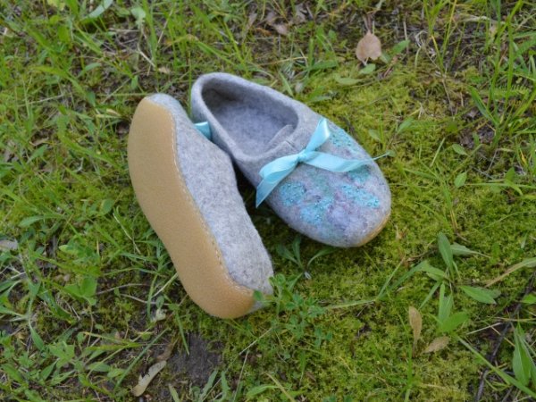 Teal Reflections - Shoes & slippers