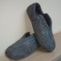 Dark gray - Shoes & slippers - felting