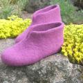 colored summer - Shoes & slippers - felting