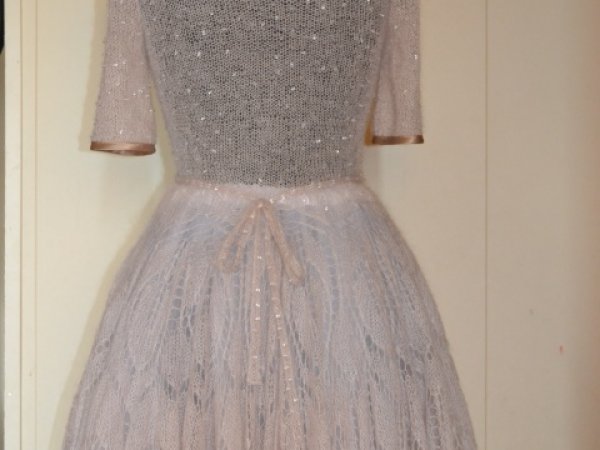mocherine dress embroidered czech beads 2