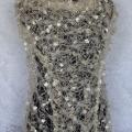 Gorgeous rare champagne-colored scarf - Scarves & shawls - knitwork