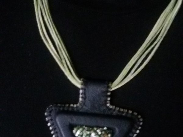 Leather pendant 2