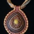 Leather pendant - Leather articles - making