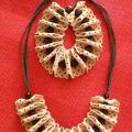 Bracelet and necklace - Leather articles - making